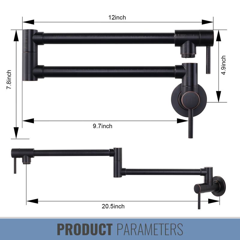 WOWOW Wall Mounted Pot Filler