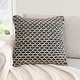 preview thumbnail 75 of 92, Boho Living Jada Braided Cotton/Jute Throw Pillows Indigo - 18x18