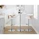 preview thumbnail 123 of 141, Carson Carrington Viby Adjustable Bar Stool with Rounded T Footrest (Set of 2)
