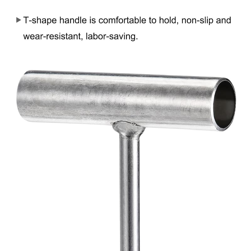 T-Handle Meat Boning Hook, Stainless Steel T Hook for Kitchen - Silver Tone