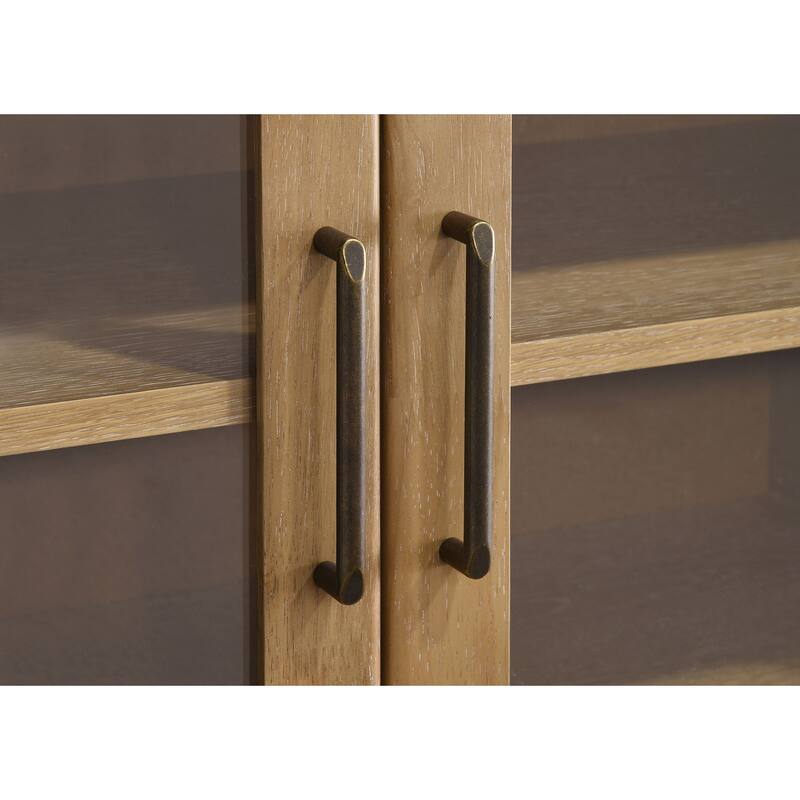 Brenham 79-inch 4-door TV Stand Media Console Washed Oak - 78.75" x 15.75" x 24.25"