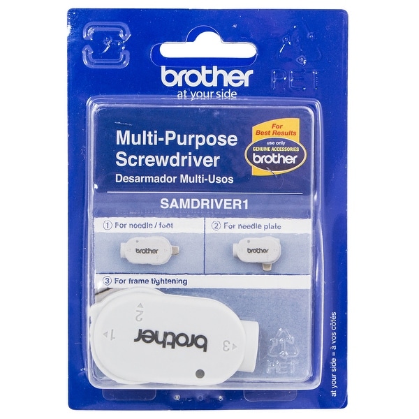 Brother SAMDRIVER1 Multi Purpose Embroidery Hoop Screwdriver - 1" x 2" x 6"