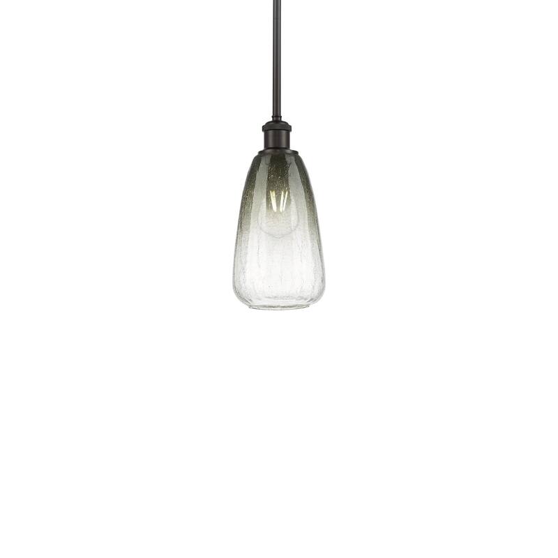 Innovations Lighting 516-1S-13-6 Brookhaven Almond Pendant Brookhaven - Oil Rubbed Bronze / Slate