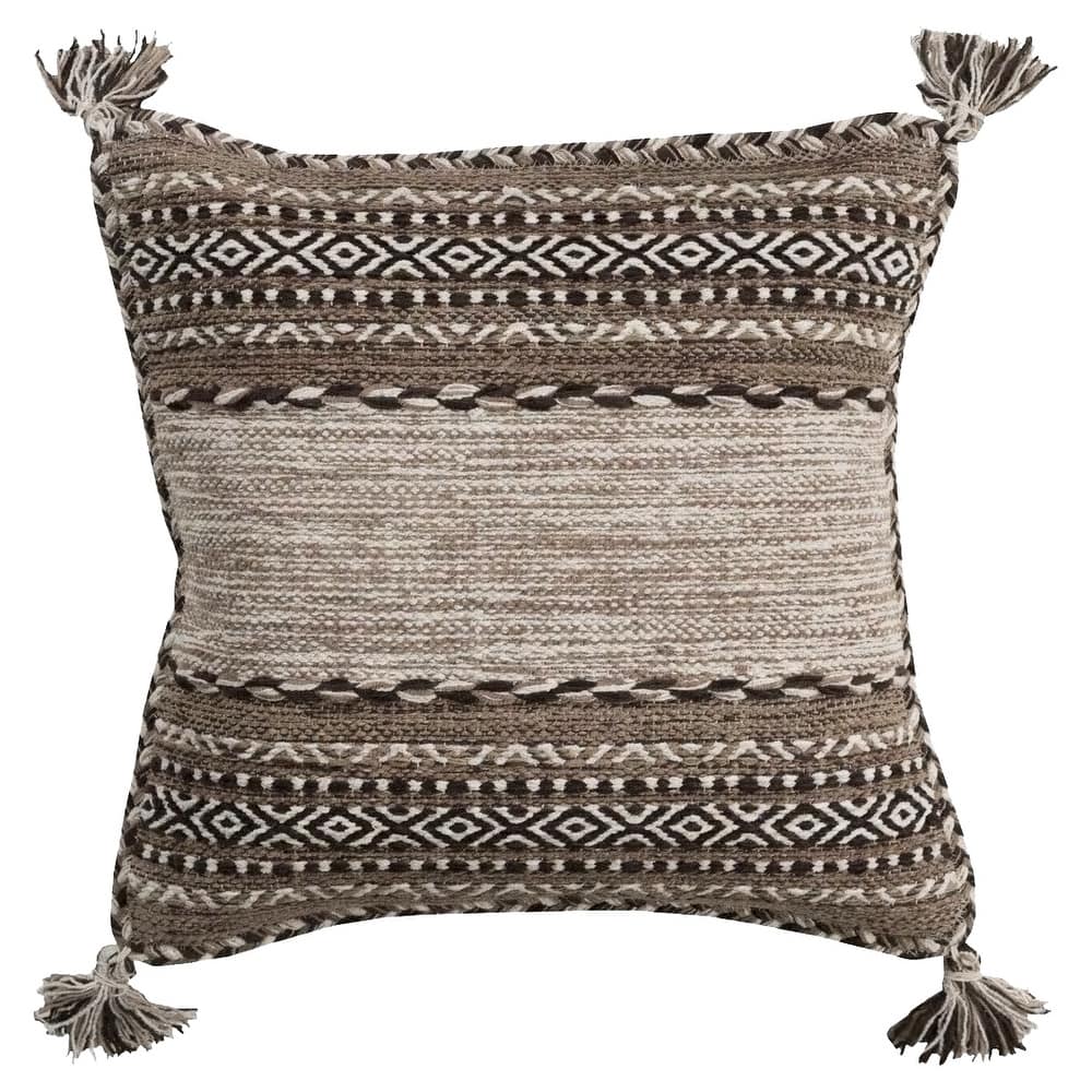 Artistic Weavers Southwest Tasseled 20-in. Square Throw Pillow (Poly OR Down Fill)