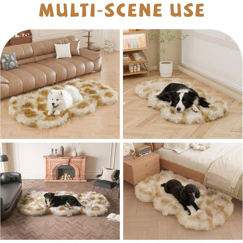 WOWMAX Memory Foam Thick Dog Mat​ for​ Large Pets - Extra Large
