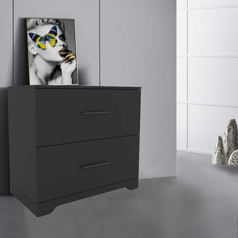 2-Drawer Lateral Filing Cabinet, Storage Filing Cabinet for Home Office