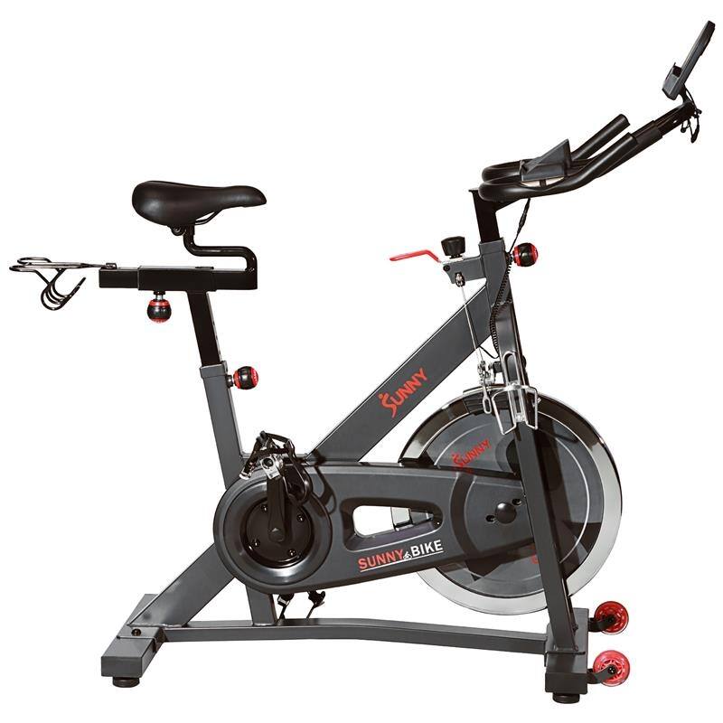 Sunny Health & Fitness Smart Pro Indoor Cycling Exercise Bike - SF-B901SMART - Gray - 61.8*19.7*54.3INCH