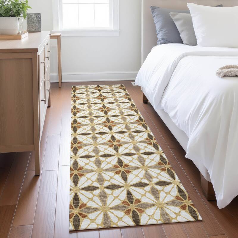 Machine Washable Indoor/ Outdoor Mosaic Pablo Chantille Rug