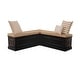 preview thumbnail 1 of 38, Linon Josie Backless Wooden Nook with Cushion Set