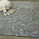 preview thumbnail 26 of 41, Mod-Tod Parker Dinosaur Kids Area Rug 5'3" Round - Grey