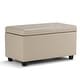 preview thumbnail 22 of 128, WYNDENHALL Essex 34-in. Wide Rectangular Storage Ottoman