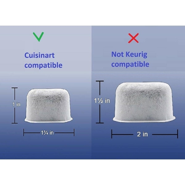 Premium Replacement Charcoal Water Filters for All Cuisinart