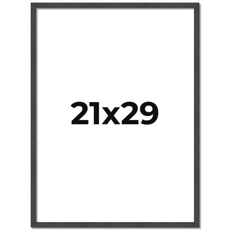 21x29 Frame Brown Picture Frame - Complete Modern Photo Frame Includes