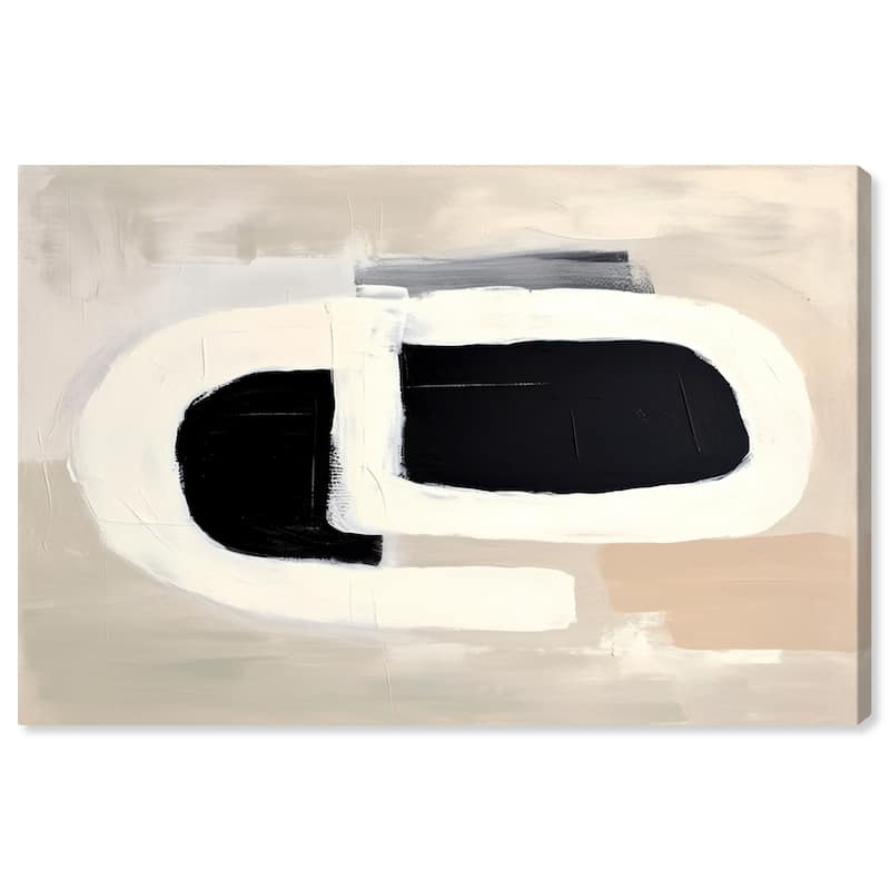 Wynwood Studio Canvas Abstract 3D Glasses White and Ivory Modern & Contemporary Wall Art Canvas Print