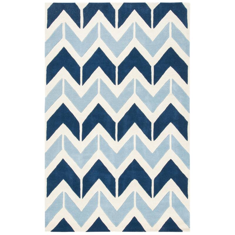 SAFAVIEH Handmade Chatham Elizabeta Modern Wool Rug