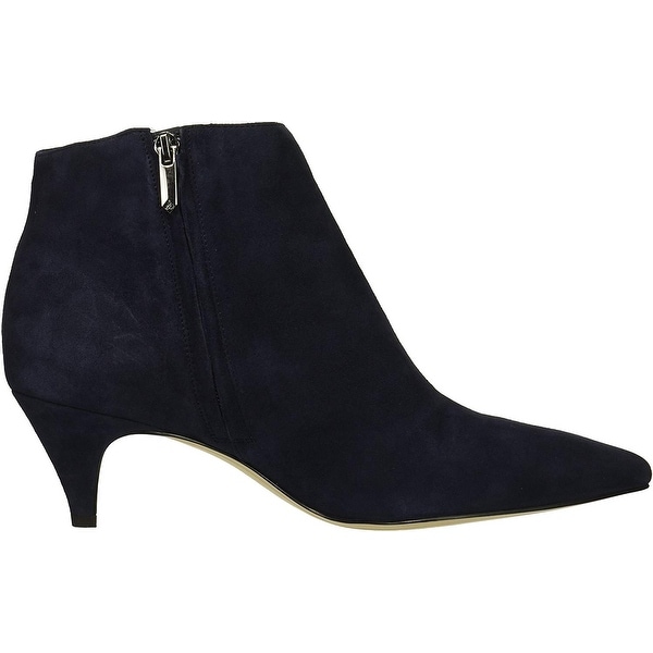 sam edelman kinzey suede kitten heel booties