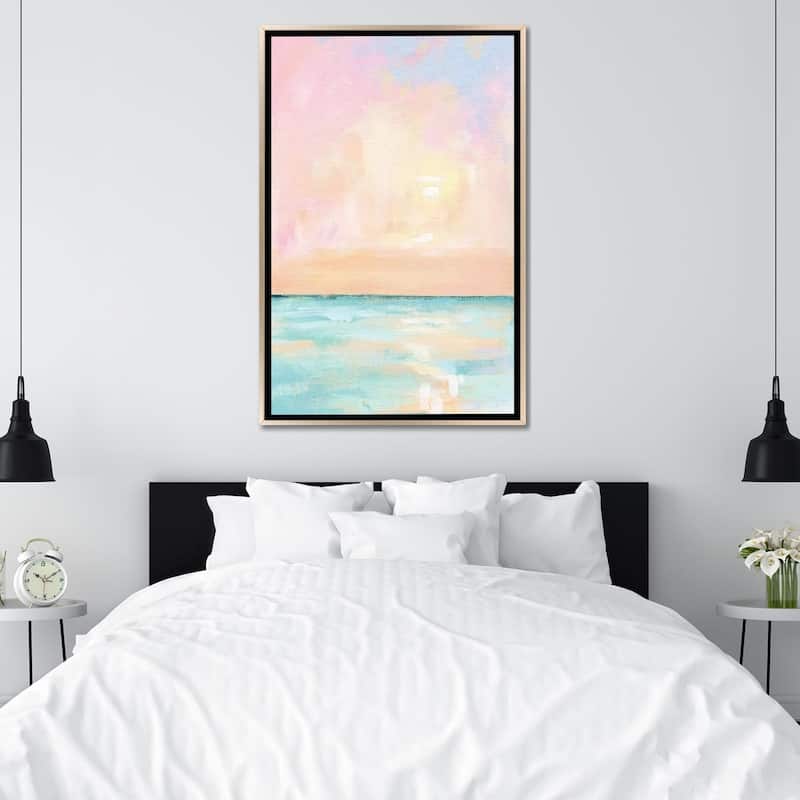 "Pastel Florida Sunset" by April Moffatt Framed