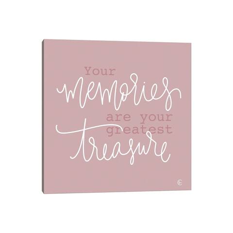 iCanvas "Your Memories Are Your Biggest Treasure" by Fearfully Made Creations Canvas Print