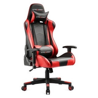 Lucklife Gaming Chair Racing Office Computer Ergonomic Video Game Chair  with Headrest and Lumbar Pillow Esports Chair - Bed Bath & Beyond - 36177024