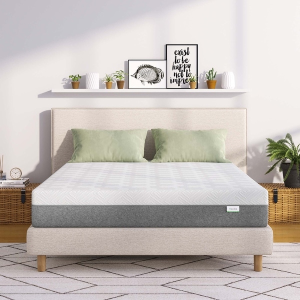 Novilla Bliss 10-inch Medium Gel Memory Foam Mattress - Bed Bath ...