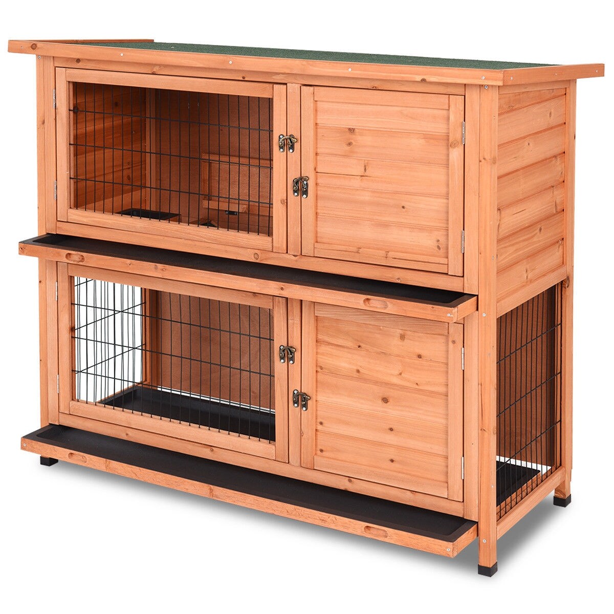 Corner rabbit hutch hotsell