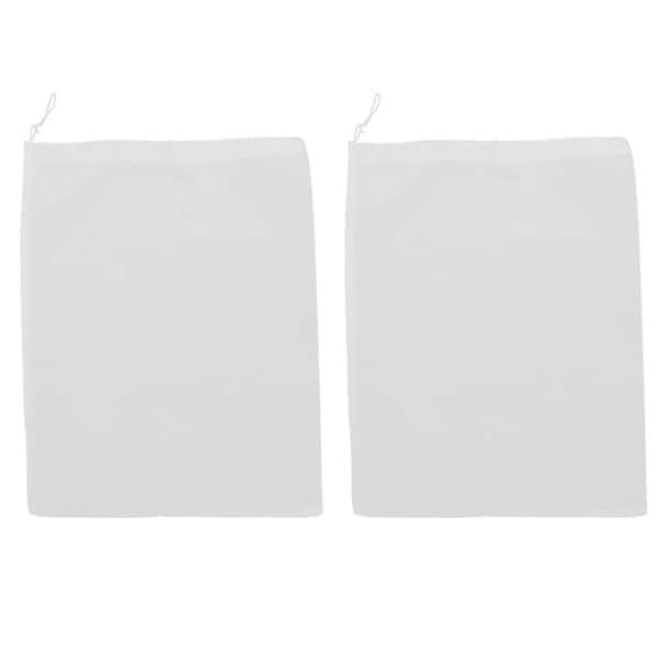 Household Traveling Nonwoven Fabric Portable Rectangle Shoes Pouch Bag 2 Pcs