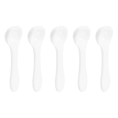 0.25g Teaspoon Micro Scoops Mini Measuring Spoons, White