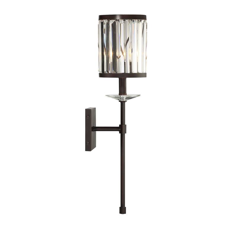 Savoy House Ashbourne 26" Wall Sconce in Polished Chrome