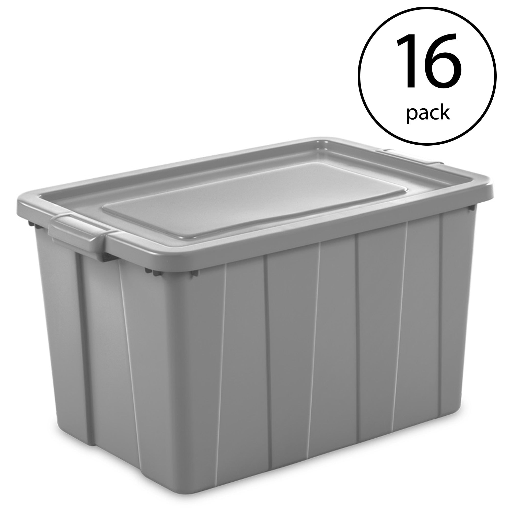 6 Packs Clear Large Storage Containers Bins - Bed Bath & Beyond