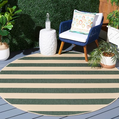 SAFAVIEH Courtyard Maysa Indoor/ Outdoor Waterproof Backyard Patio Rug