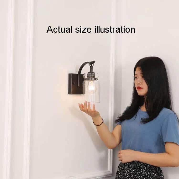 Anastasia Antique Black Single Light Wall Sconce