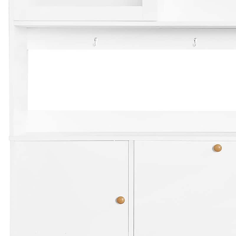 Classic Multifunctional Freestanding Tall Shoe Storage Cabinet