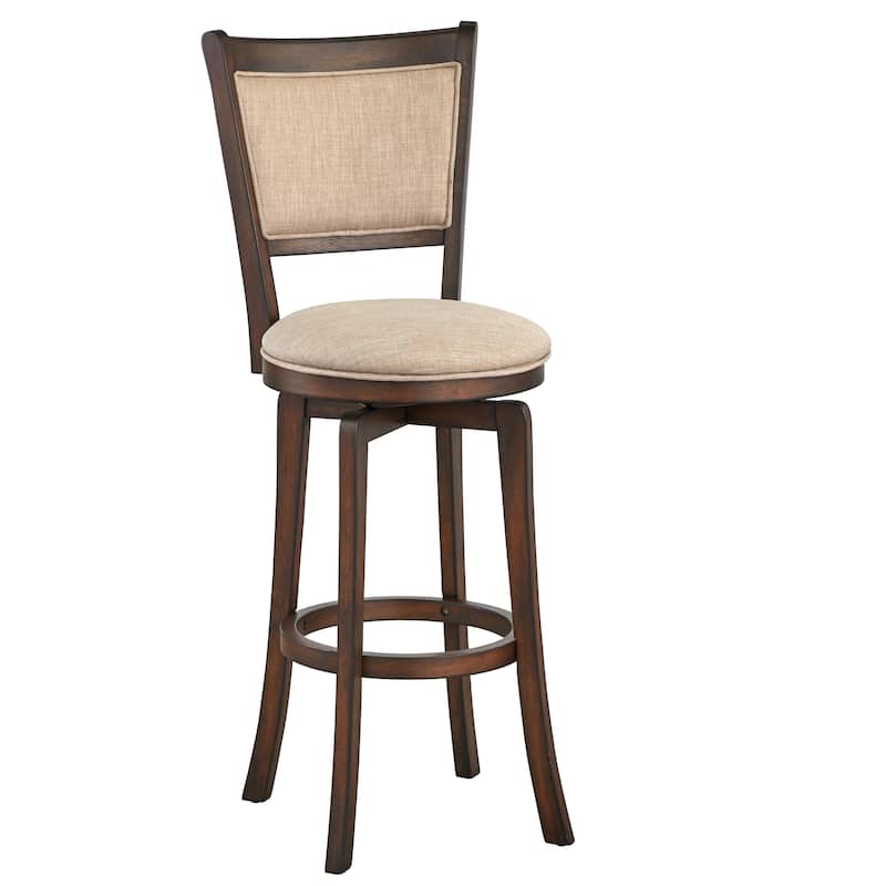 Simple Living French Country 30-inch Solid Wood Swivel Barstool