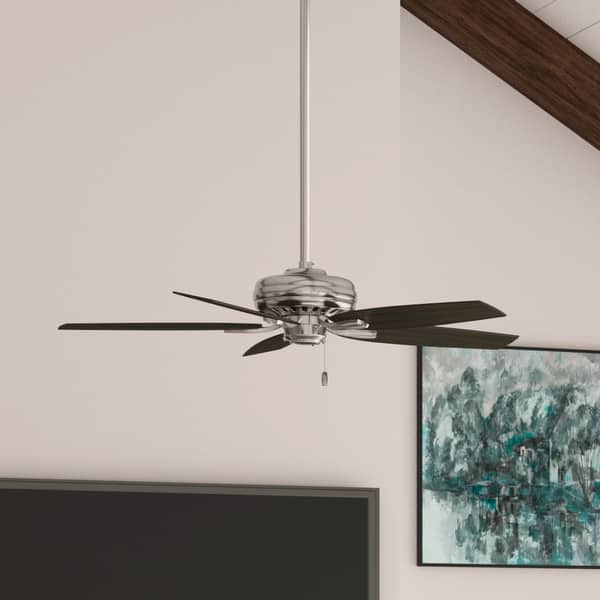 slide 2 of 21, Hunter 52" Newsome Ceiling Fan with Pull Chain - Traditional - Casual Brushed Nickel