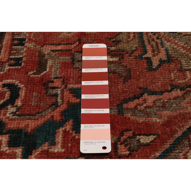 ECARPETGALLERY Hand-knotted Sarabi Red Wool Rug - 7'5 x 10'5