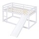 preview thumbnail 8 of 14, Pine Wood Twin Bunk Bed, Convertible Slide, Sturdy Ladder, Safe Design