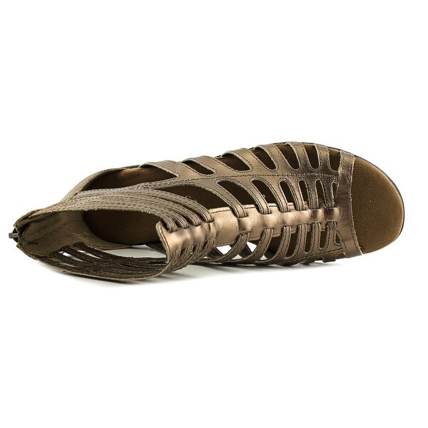 bronze gladiator sandals