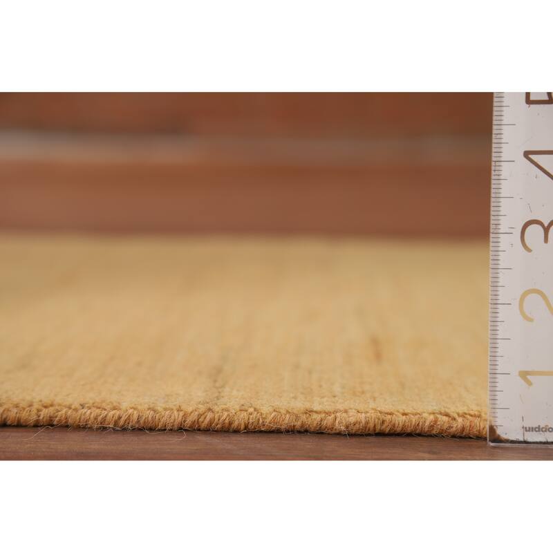 Modern Gabbeh Foyer Rug Handmade Stripe Wool Carpet - 2'7"x 4'1"