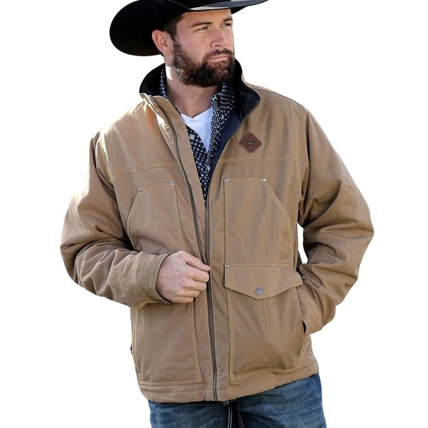 Cinch Mens Canvas Vest with Concealed Carry Pockets Cinch Mens Canvas Vest with Concealed Carry Pockets