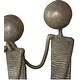preview thumbnail 2 of 3, Uttermost 17987 Friendship 10" x 11" Rustic Modern "Friends" Table