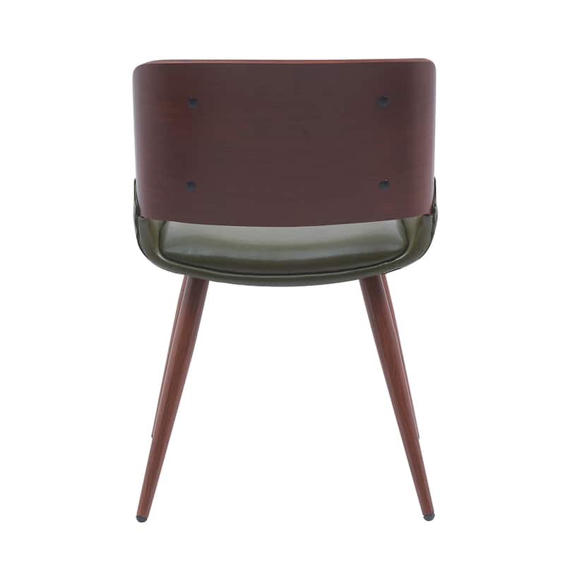 Porthos Home Basil Faux Leather Mid-Century Dining Chair