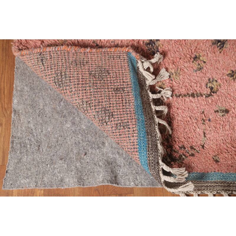 Moroccan Oriental Large Area Rug Handmade Wool Carpet - 11'4"x 19'5"