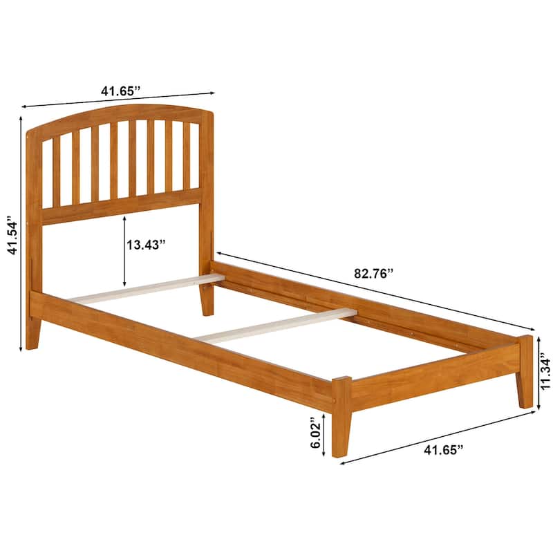 AFI, Richmond Foundation Bed with Attachable USB Charger