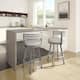 Option Light Grey Polyester / Glossy Grey Metal