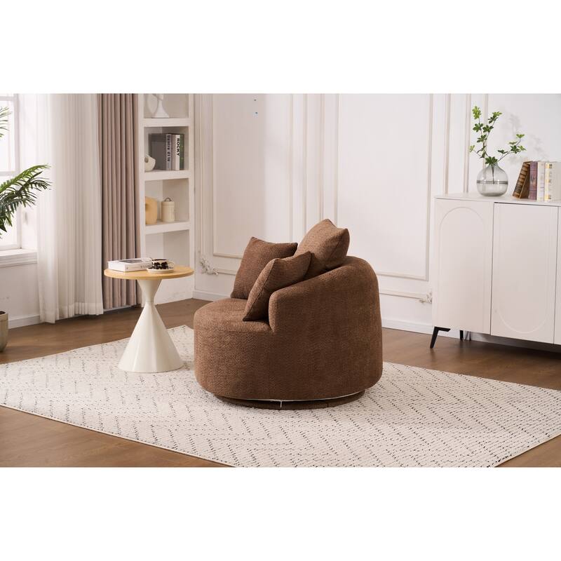 Single Seat Full Sponge Compression Swivel Chair Single Sofa