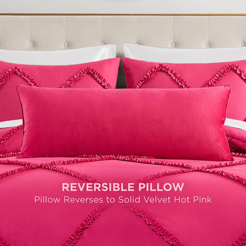 Juicy Couture Silver Rhinestone Pillow 16" x 36"