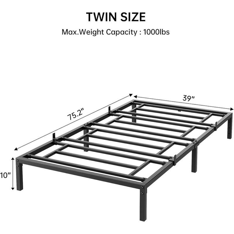 Simple and easy to install iron bed frame