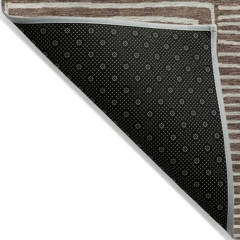 HomeRoots Geometric Transitional Rectangle Outdoor Rug