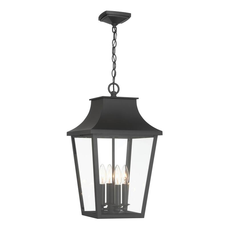 The Great Outdoors 73347 Altimeter 4 Light 11" Wide Outdoor Pendant