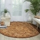 preview thumbnail 14 of 60, Nourison Hand-tufted Traditional Persian Wool Silk Area Rug 4' Round - Olive - Runner/Square
